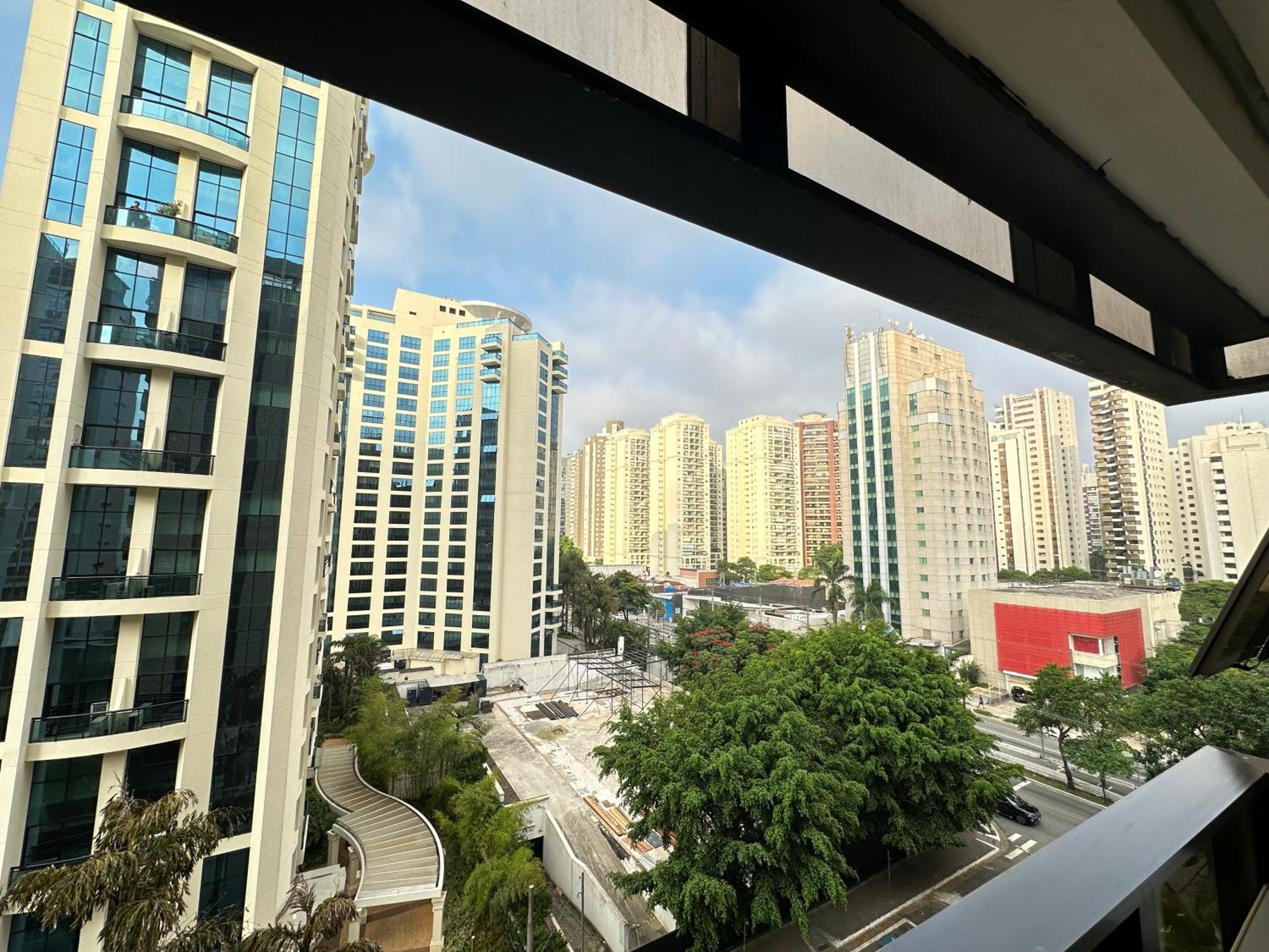 1601 Apart-Hotel Qi Intelligent Ibirapuera São Paulo Exteriör bild